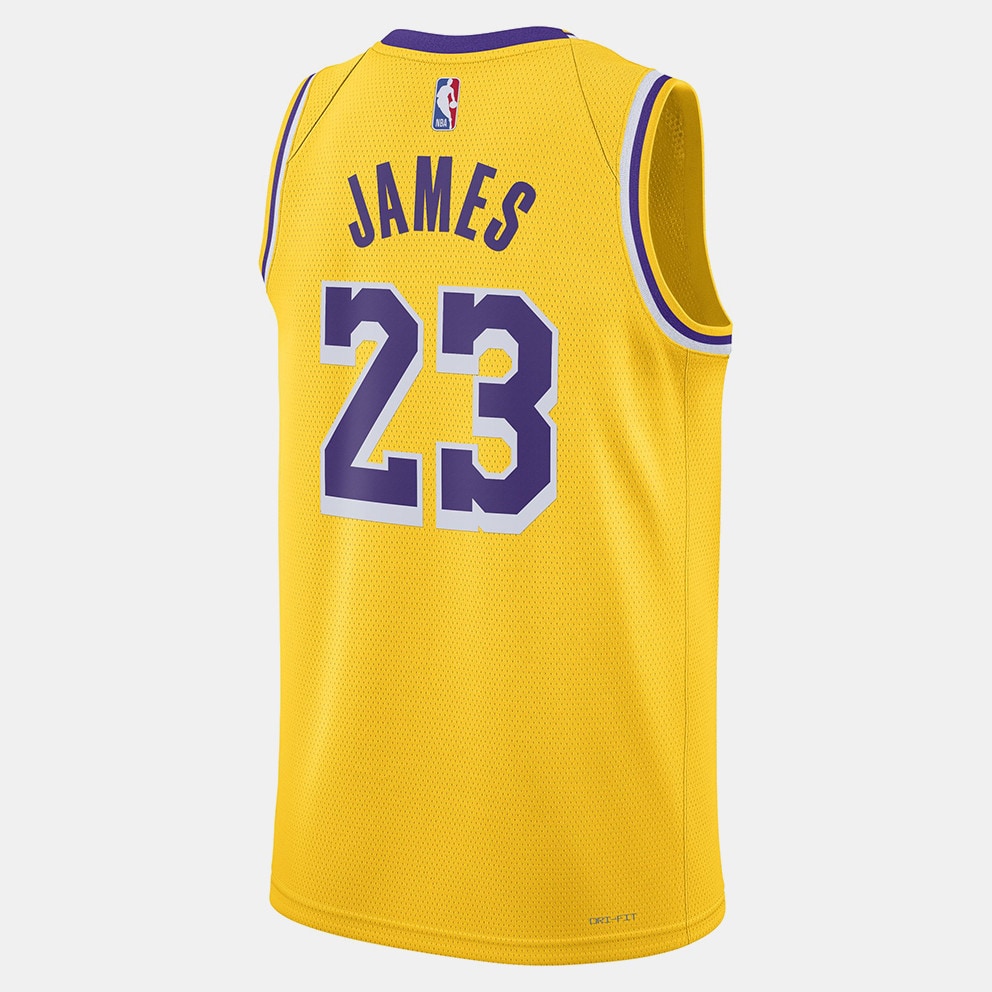 Nike Dri-FIT NBA LeBron James Los Angeles Lakers Swingman Icon Edition 2022/23 Men's Jersey