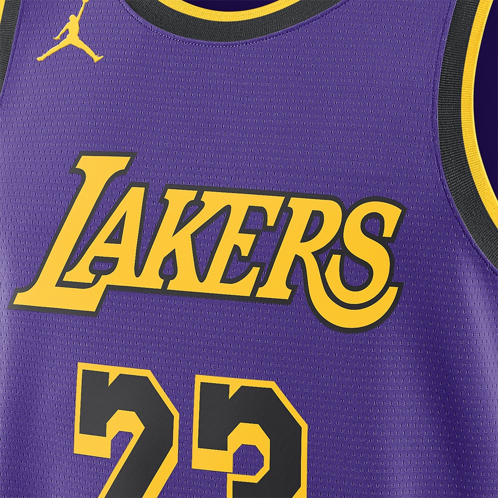 Jordan Dri-FIT NBA LeBron James Los Angeles Lakers Swingman Statement Edition Ανδρική Φανέλα