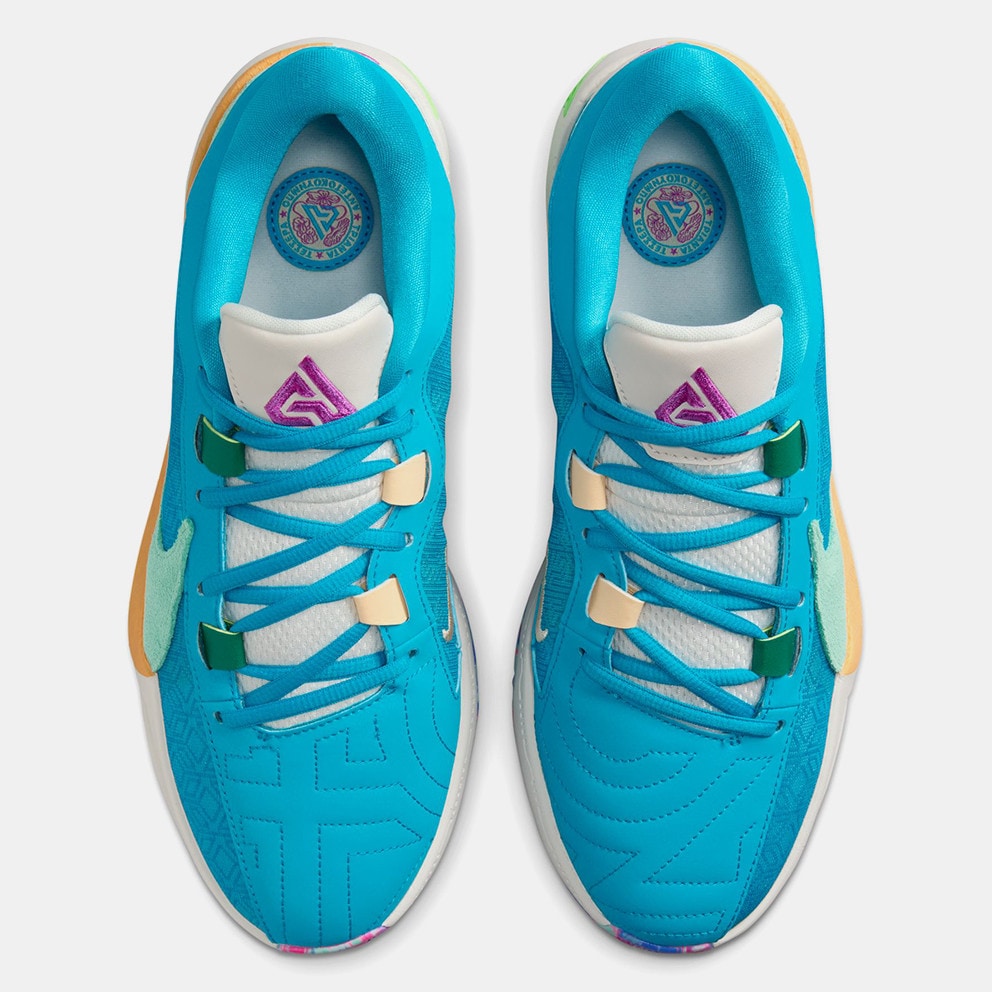 Nike Zoom Freak 5 Greece x Nigeria Ανδρικά Μπασκετικά Παπούτσια