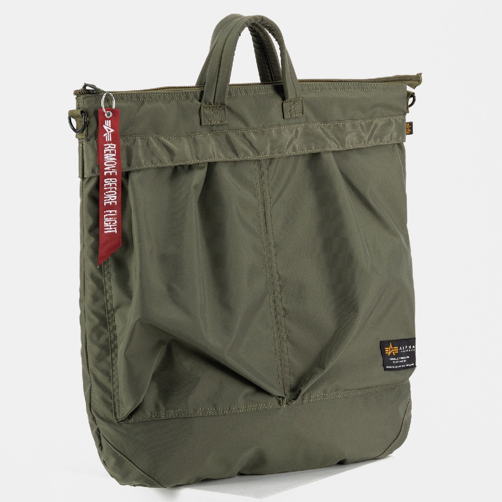 Alpha Industries Label Helmet Bag DARK OLIVE 108960 - Structured