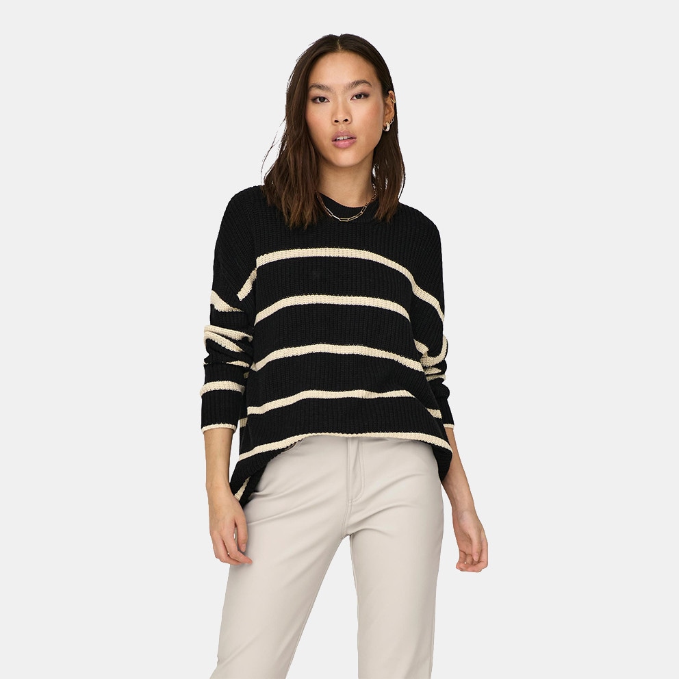 ONLY Onlpernille Ls Stripe O-Neck Knt Noos