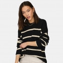 ONLY Onlpernille Ls Stripe O-Neck Knt Noos