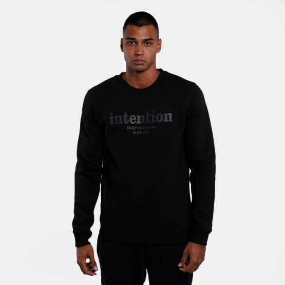 Target Crewneck Fleece ''Intention'' Men's Sweatshirt