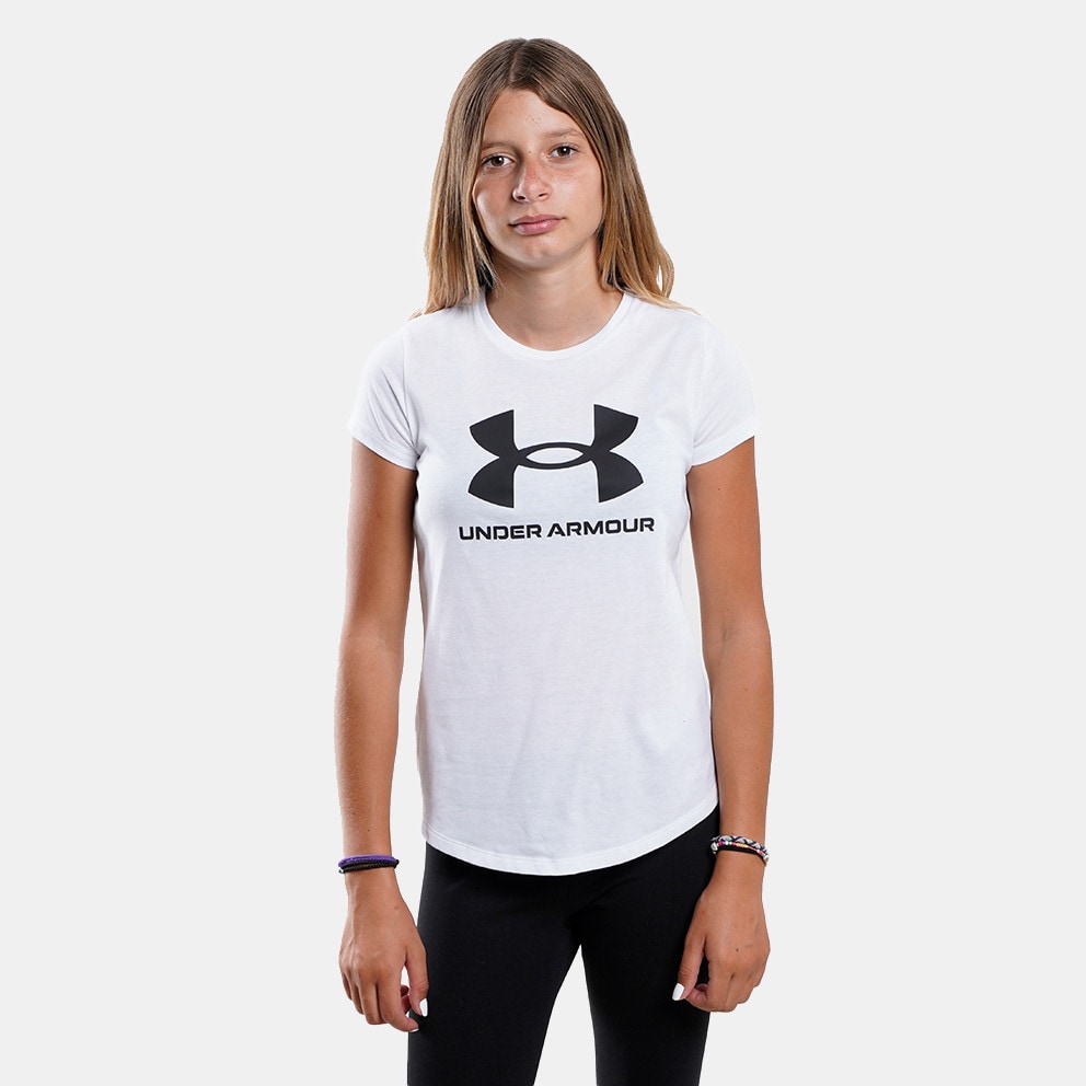 T-shirt Under Armour Sportstyle Logo Blanc pour Homme