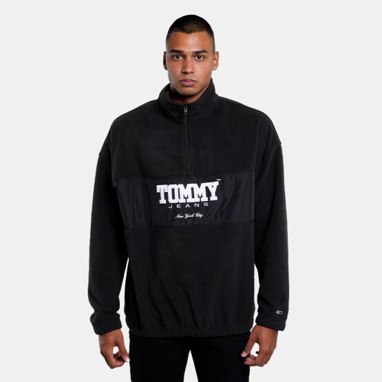 Tommy Jeans Tjm Ovz Fabric Mix 1/2 Zip Polar