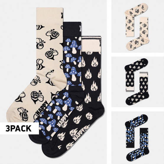 Happy Socks 3-Pack Monochrome Magic Socks Gift Set