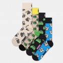 Happy Socks Happy Animals Unisex 4-Pack Gift Box