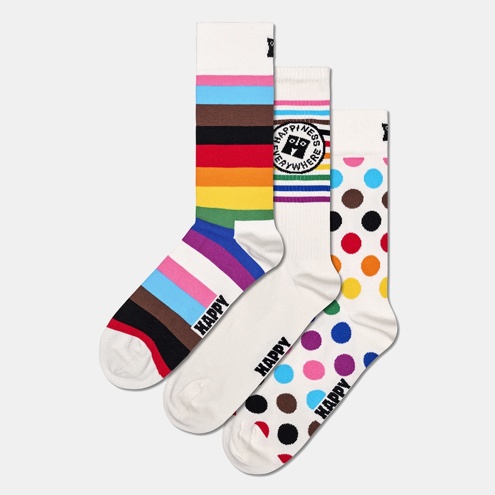 Happy Socks Pride 3-Pack Unisex Σετ Δώρου