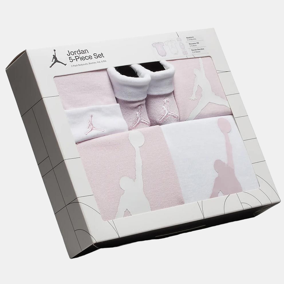 Piece Core Infants\' Gift Set Pink NJ0595 - Жіночі шкіряні кросівки nike air  jordan найк - Jordan 5 - A9Y