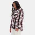 Vans Eliza Os Woven Shacket Fudge Oversized Fit Women's Shirt