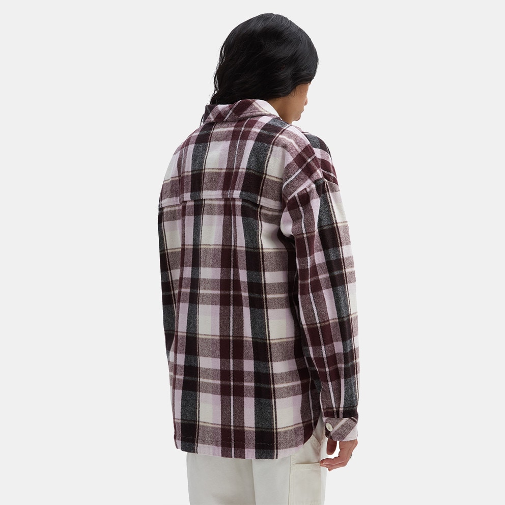 Vans Eliza Os Woven Shacket Fudge Oversized Fit Women's Shirt