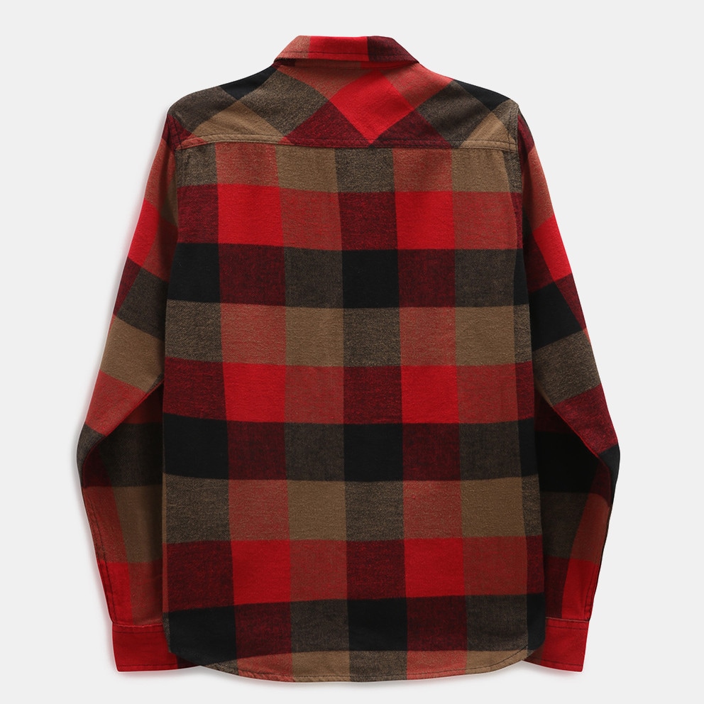 Vans By Box Flannel Chili Peppe Oversized Fit Παιδικό Πουκάμισο