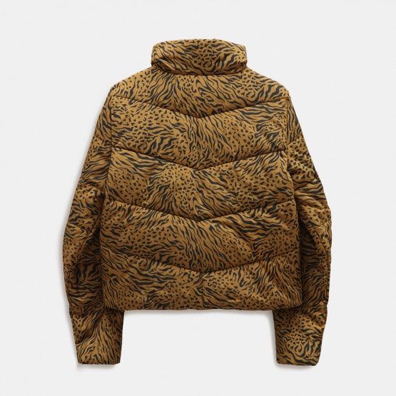 Vans Foundry Print Puff Mte Kids Puffer Jacket Animal Print VN0A7YVR1M71
