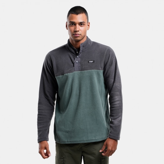 Slaps Vigla Half Snap Fleece Men's Shirt