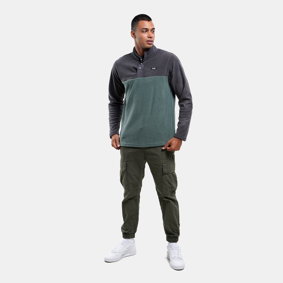 Slaps Vigla Half Snap Fleece Men's Shirt