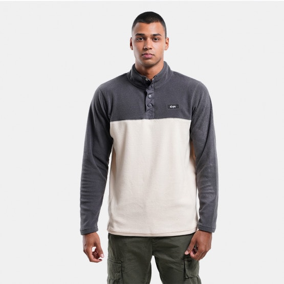 Slaps Vigla Half Snap Fleece Men's Shirt