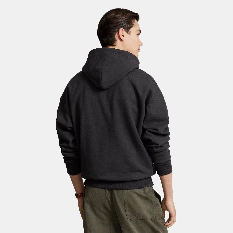 001 Burton Menswear Marinebl polo i kologisk strik med halv