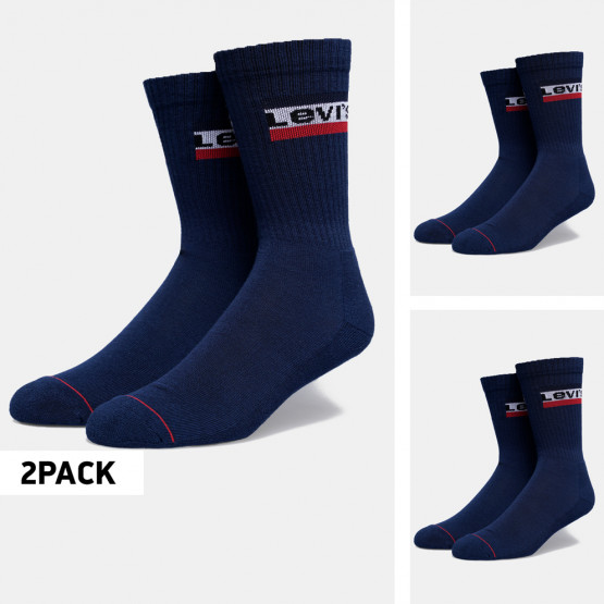 Levis Regular Cut Unisex Socks - 2 Pack