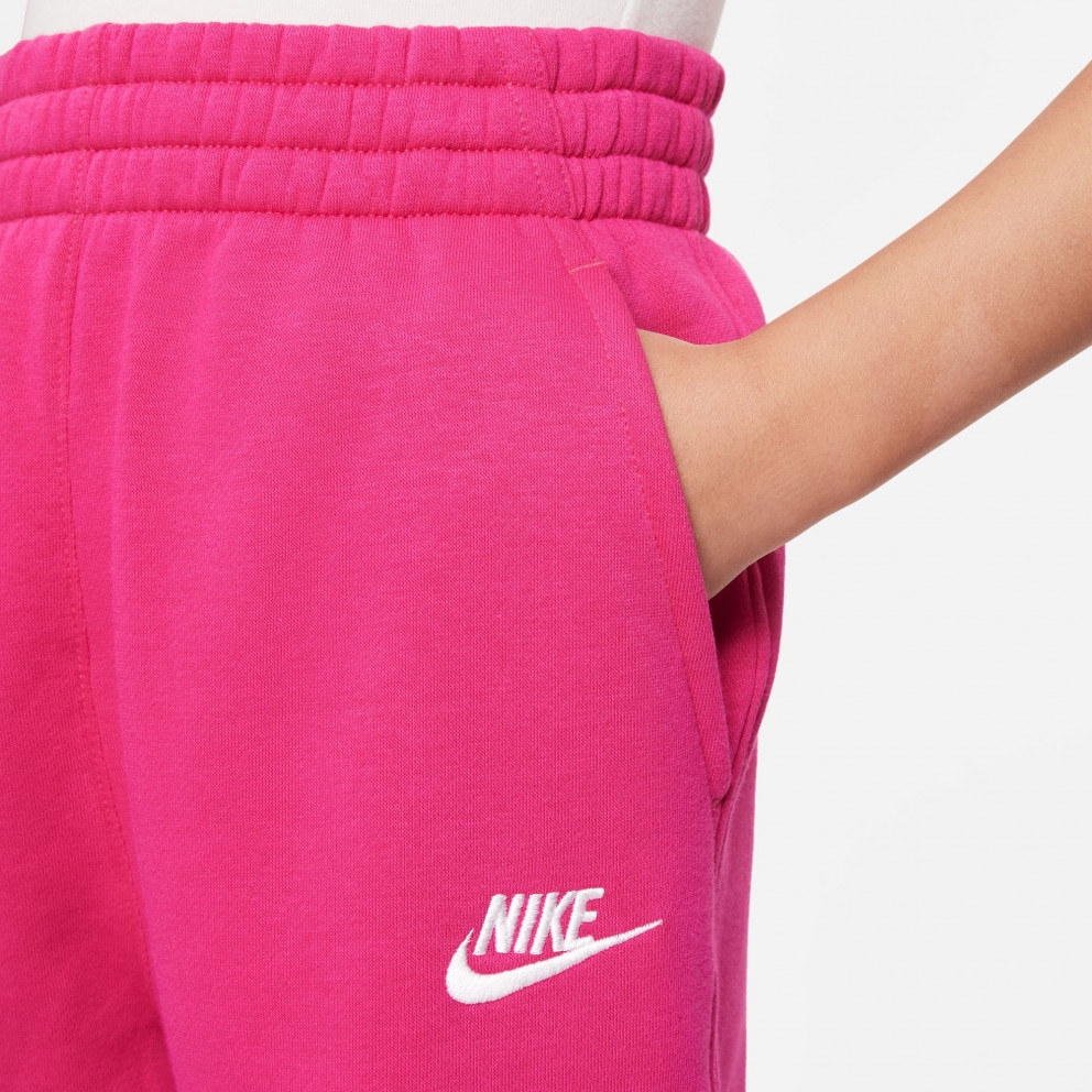 Nike Sportswear Club Fleece Older Kids' (Girls') High-Waisted Fitted Trousers