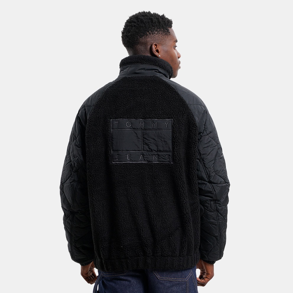 Tommy Jeans Tjm Mix Media Sherpa Jacket