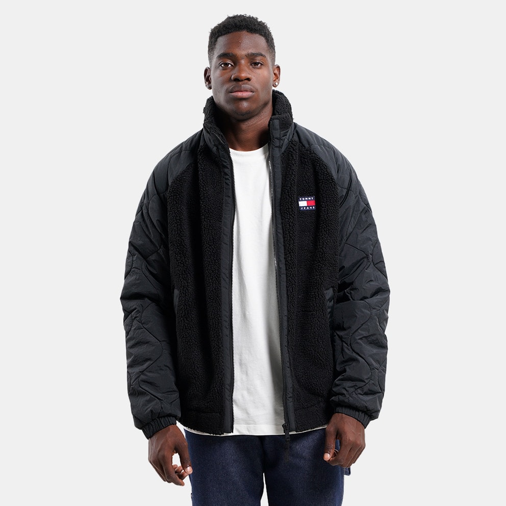 Tommy Jeans Tjm Mix Media Sherpa Jacket