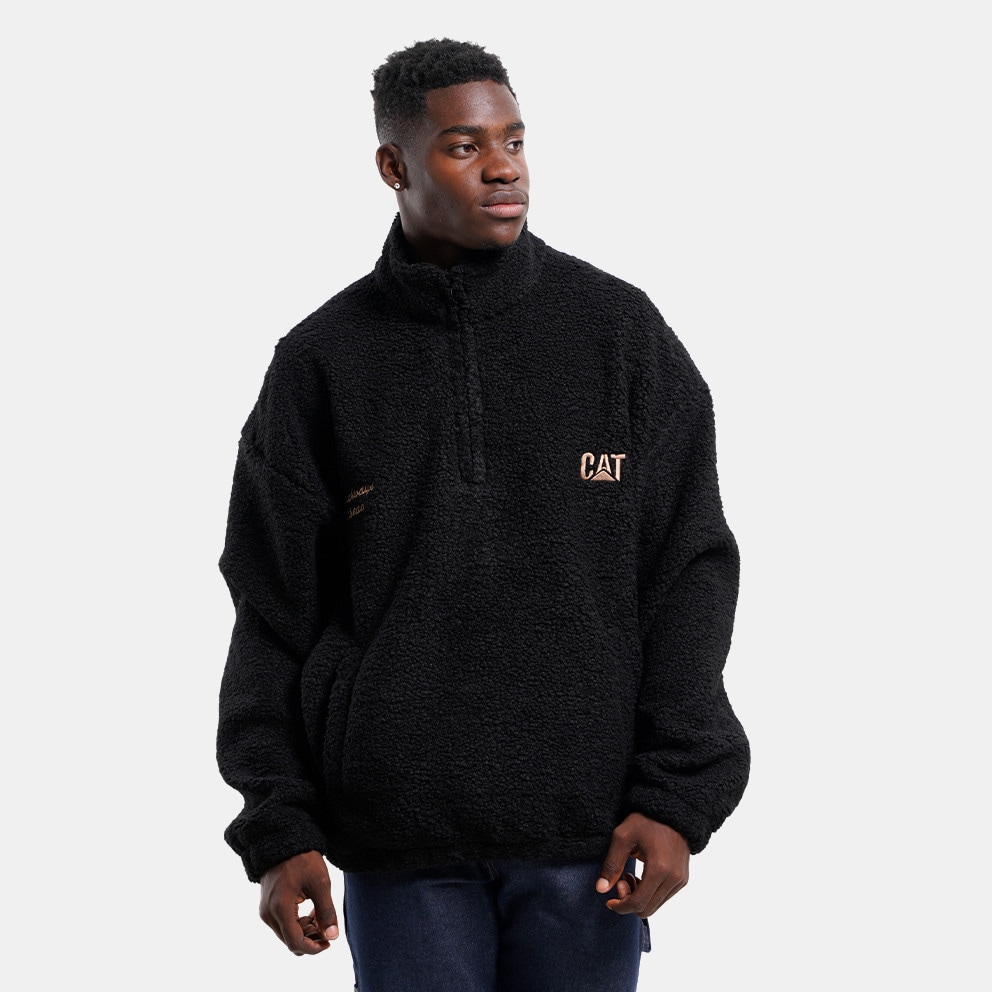 Caterpillar Half Zip Sherpa Ανδρική Μπλούζα