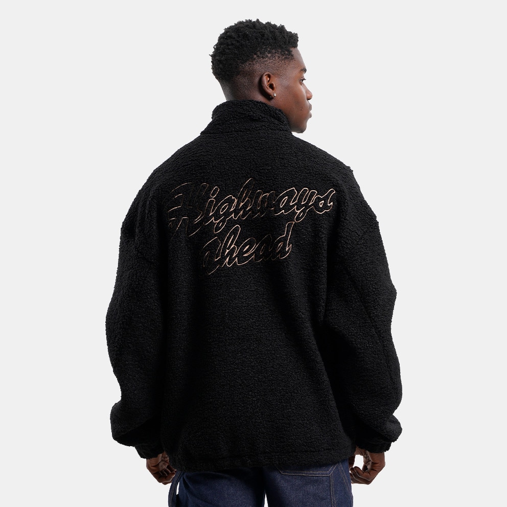 Caterpillar Half Zip Sherpa Ανδρική Μπλούζα