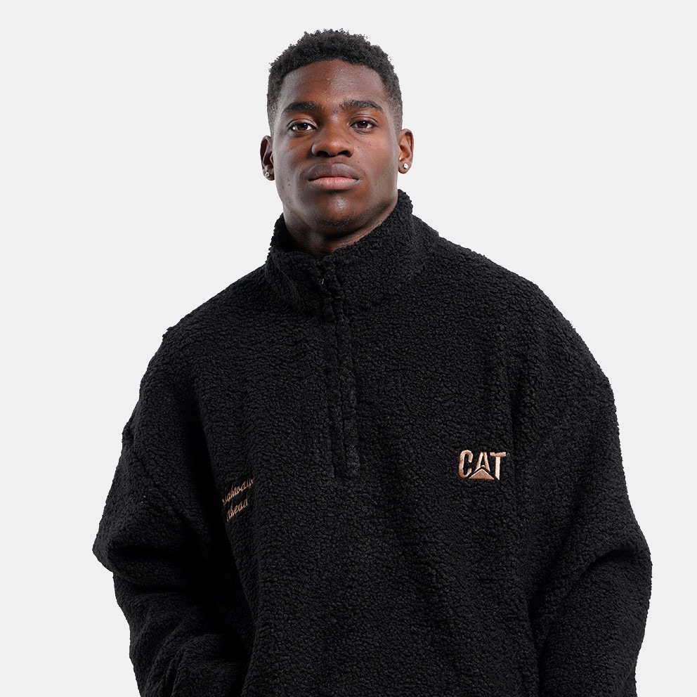 Caterpillar Half Zip Sherpa Ανδρική Μπλούζα