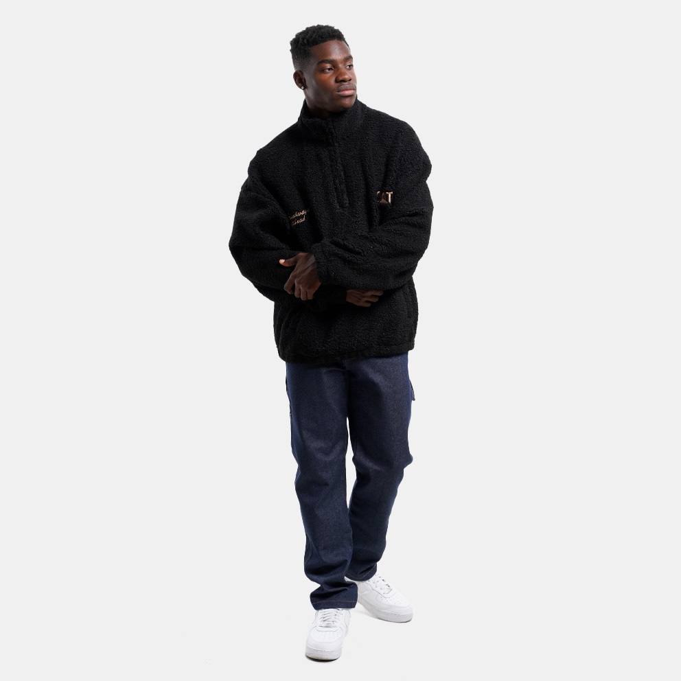 Caterpillar Half Zip Sherpa Ανδρική Μπλούζα