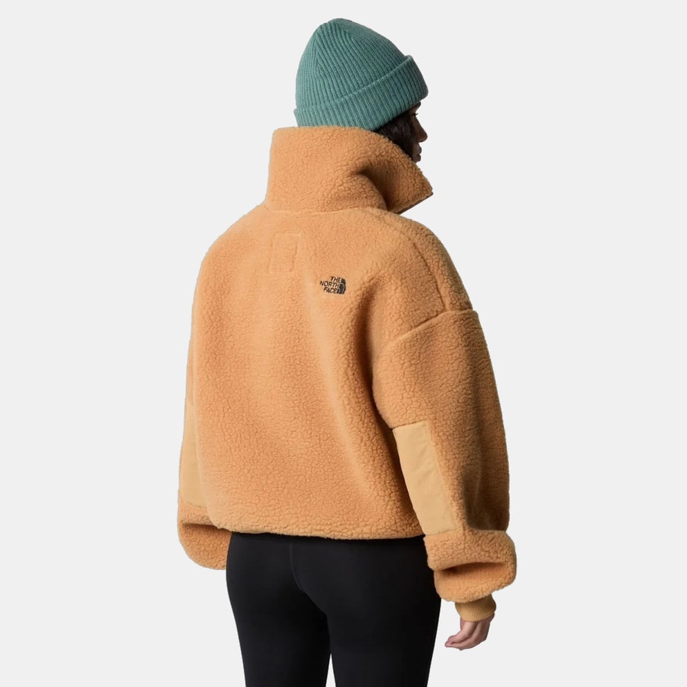 The North Face High Pile 1/4 Zip Almond Butt
