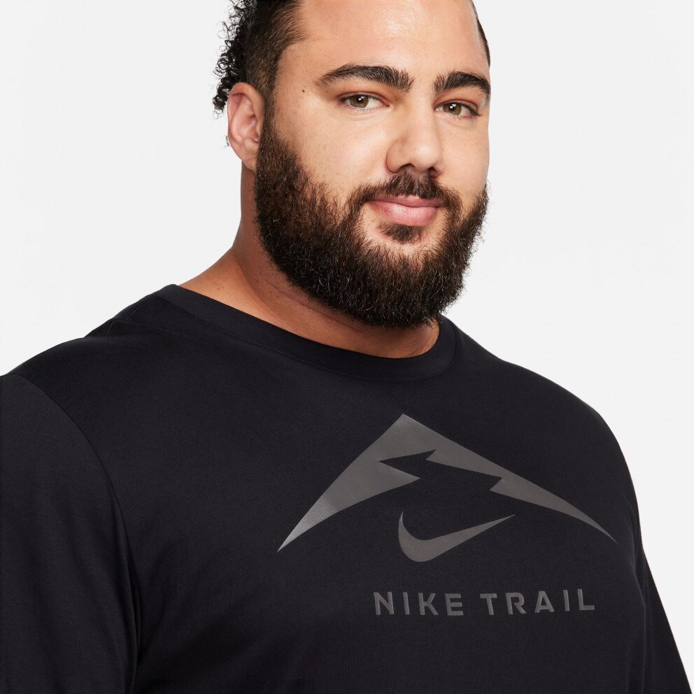 Nike Dri-FIT Trail Ανδρική Μπλούζα με Μακρύ Μανίκι