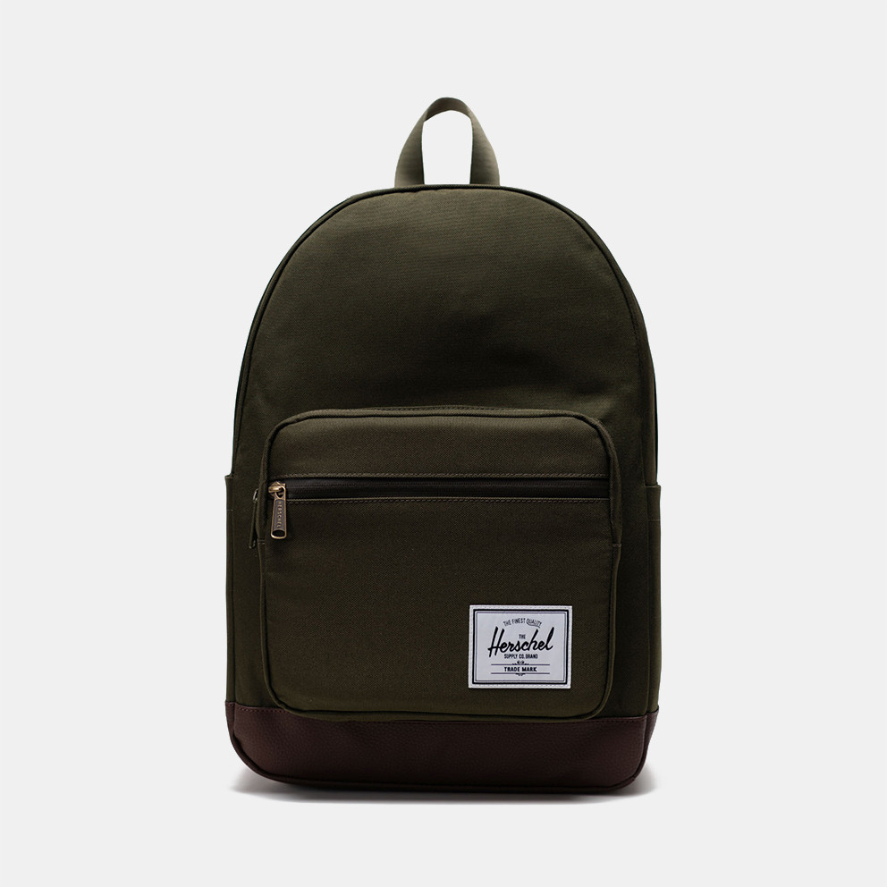 04488 Golden Logo Bags Smooth Clutch Herschel Pop Quiz Backpack IVY GREEN CHICORY COFFEE 11405