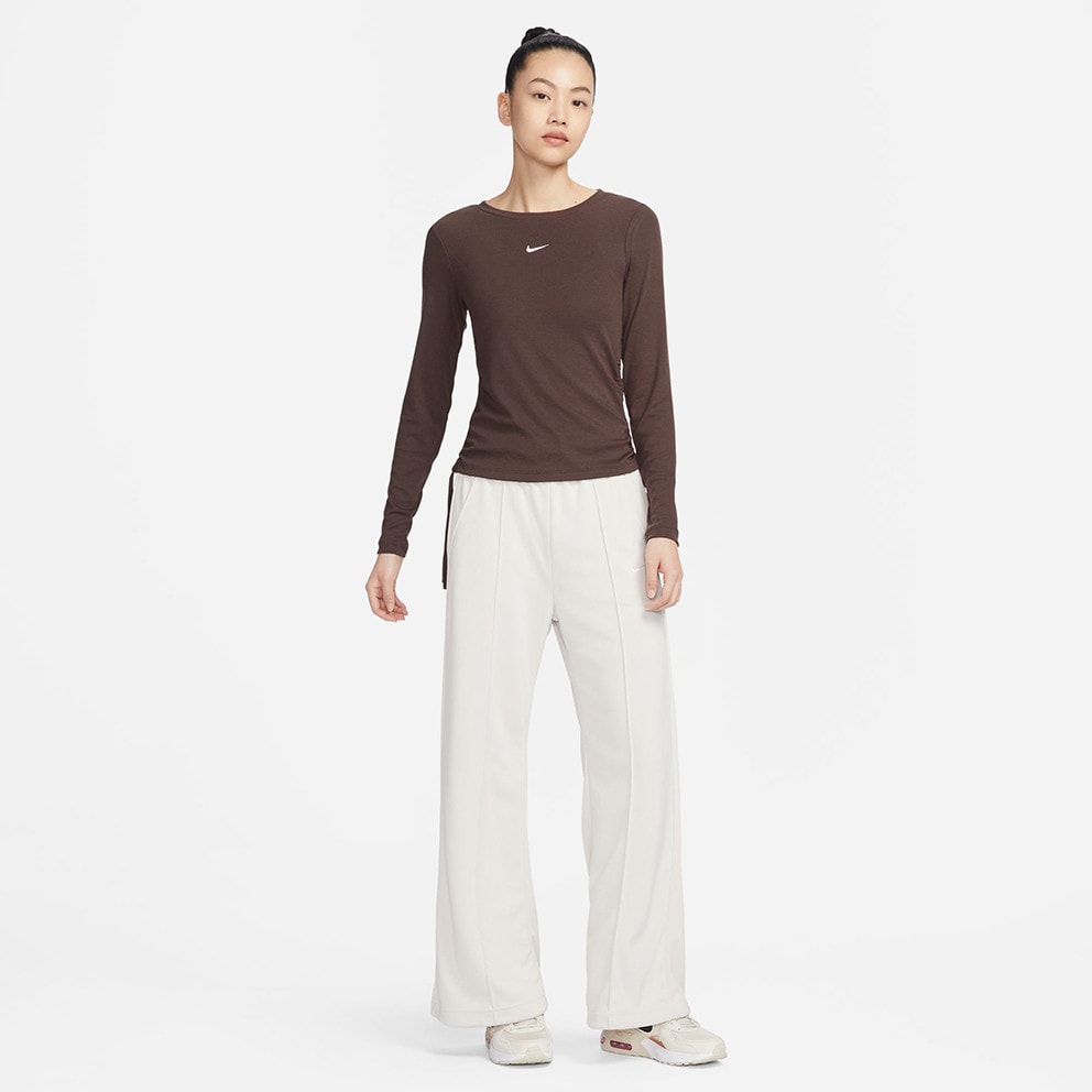 Nike Sportswear Ribbed Women's Cropped Long Sleeves T-shirt