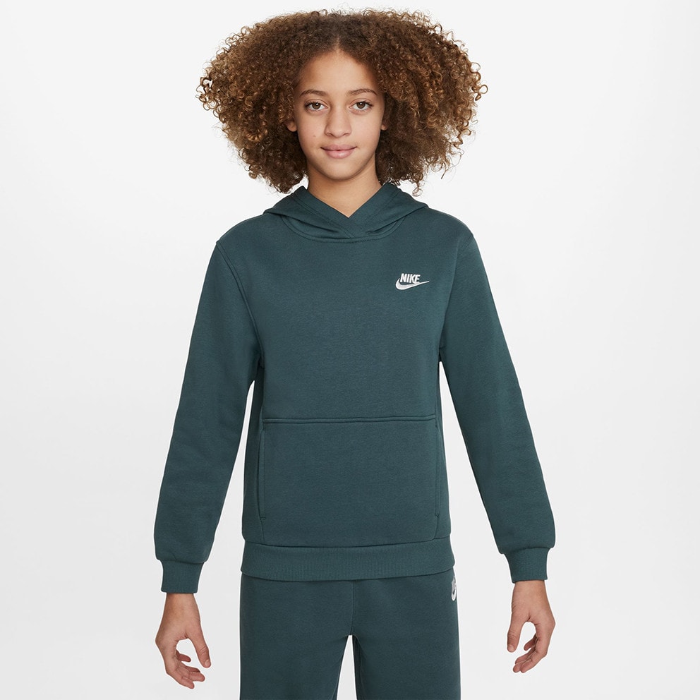 Nike Sportswear Club Fleece Older Παιδική Μπλούζα Με Κουκούλα