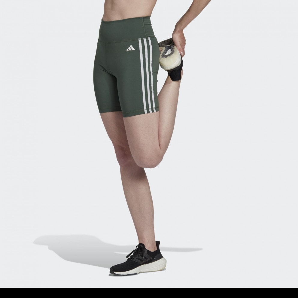 adidas Training Essentials 3-Stripes High-Waisted Short L