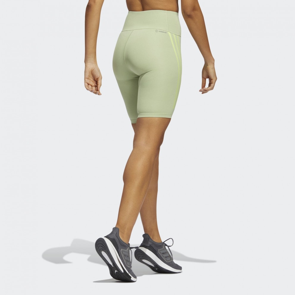 adidas Optime Trainicons 3-Stripes Bike Short Leggings