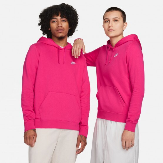 Nike Sportswear Club Fleece Γυναικεία Μπλούζα με Κουκούλα