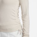 Nike Sportswear Ribbed Women's Cropped Long Sleeves T-shirt