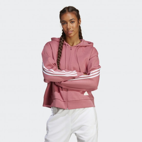 adidas IL3023 Shadow Violet Future Hoodie 3-Stripes Icons