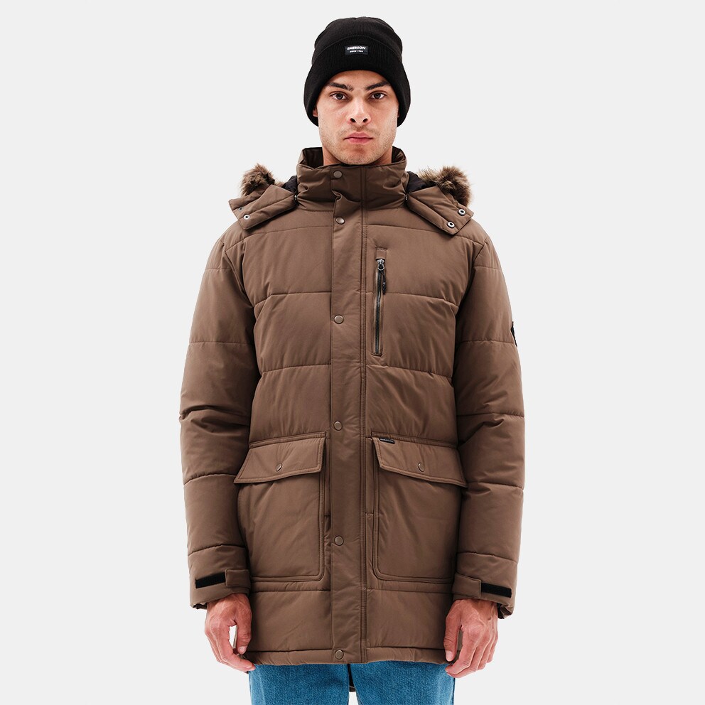 Emerson Men's Long Puffer Jckt With Fur in Hood (9000149863_1927)