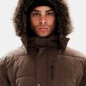 Emerson Men's Long Puffer Jckt With Fur in Hood