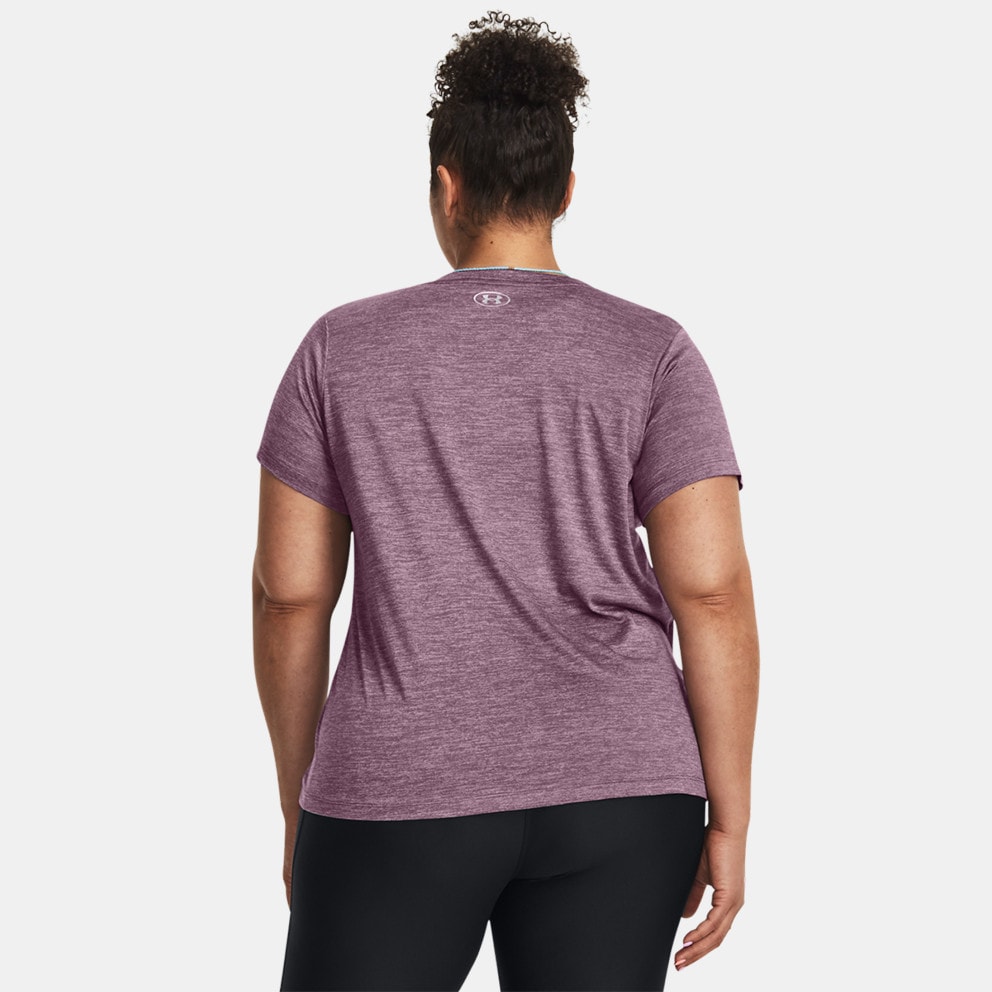 Under Armour Women's UA Tech™ Twist V - Under Armour Sportstyle Graphic  Short Sleeve 1356305 634 - Shirt Purple 1353758 - Neck Plus Size Women's T  - 500