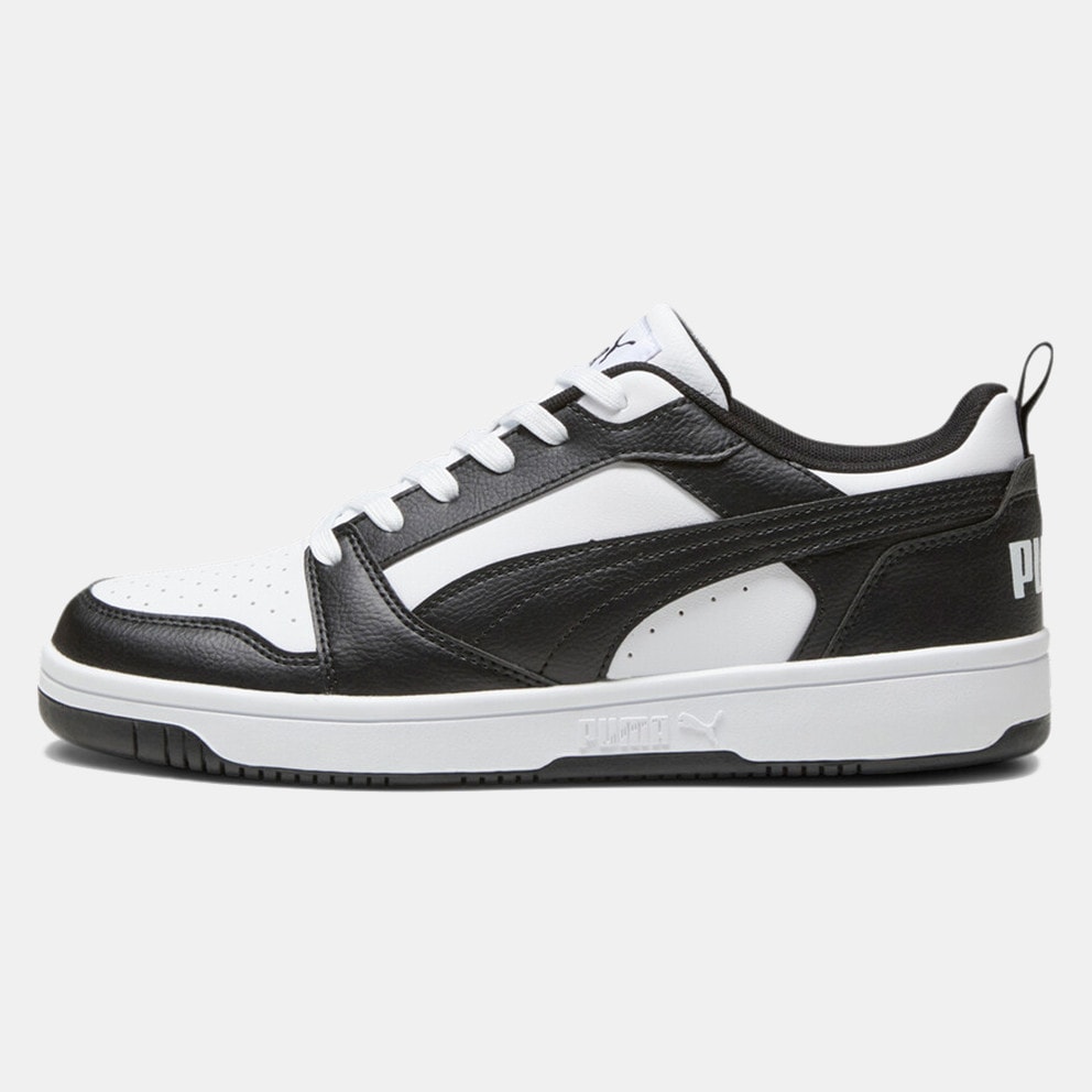 White 392328 - 01 - Staple x Puma grey Suede Ignite - Black - Puma grey Rebound  V6 Low White