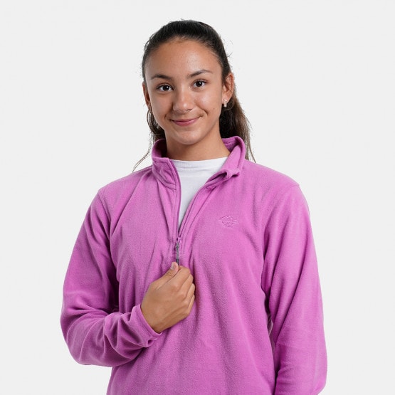 Pink polar online fleece half zip