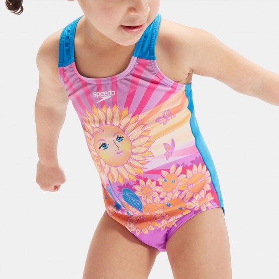 Speedo Girls Digital Printed Swimsuit