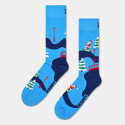 Happy Socks Santa On The Way To Work Unisex Socks