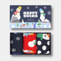 Happy Socks Snowman 3-Pack Unisex Σετ Δώρου