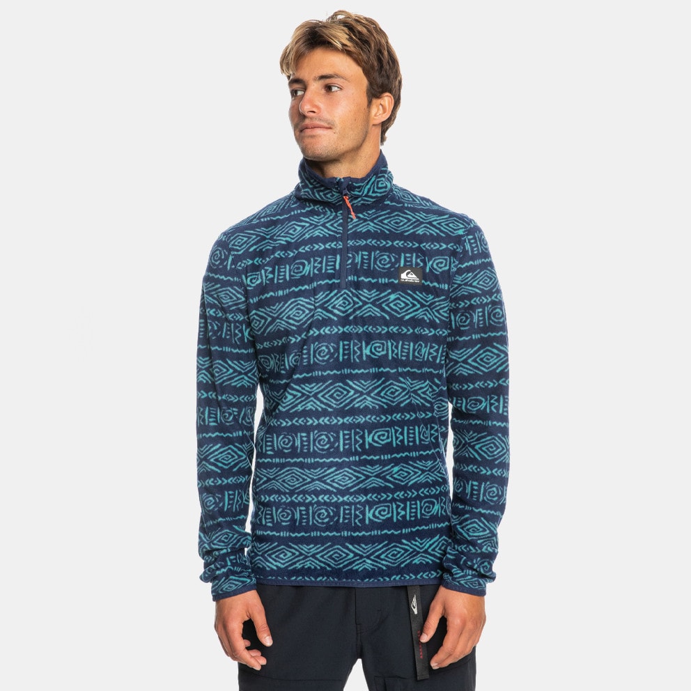 BYM6 - Quiksilver Snow Aker Fleece Men\'s Sweatshirt Blue EQYFT04571 -  belts-accessories polo-shirts lighters men T Shirts