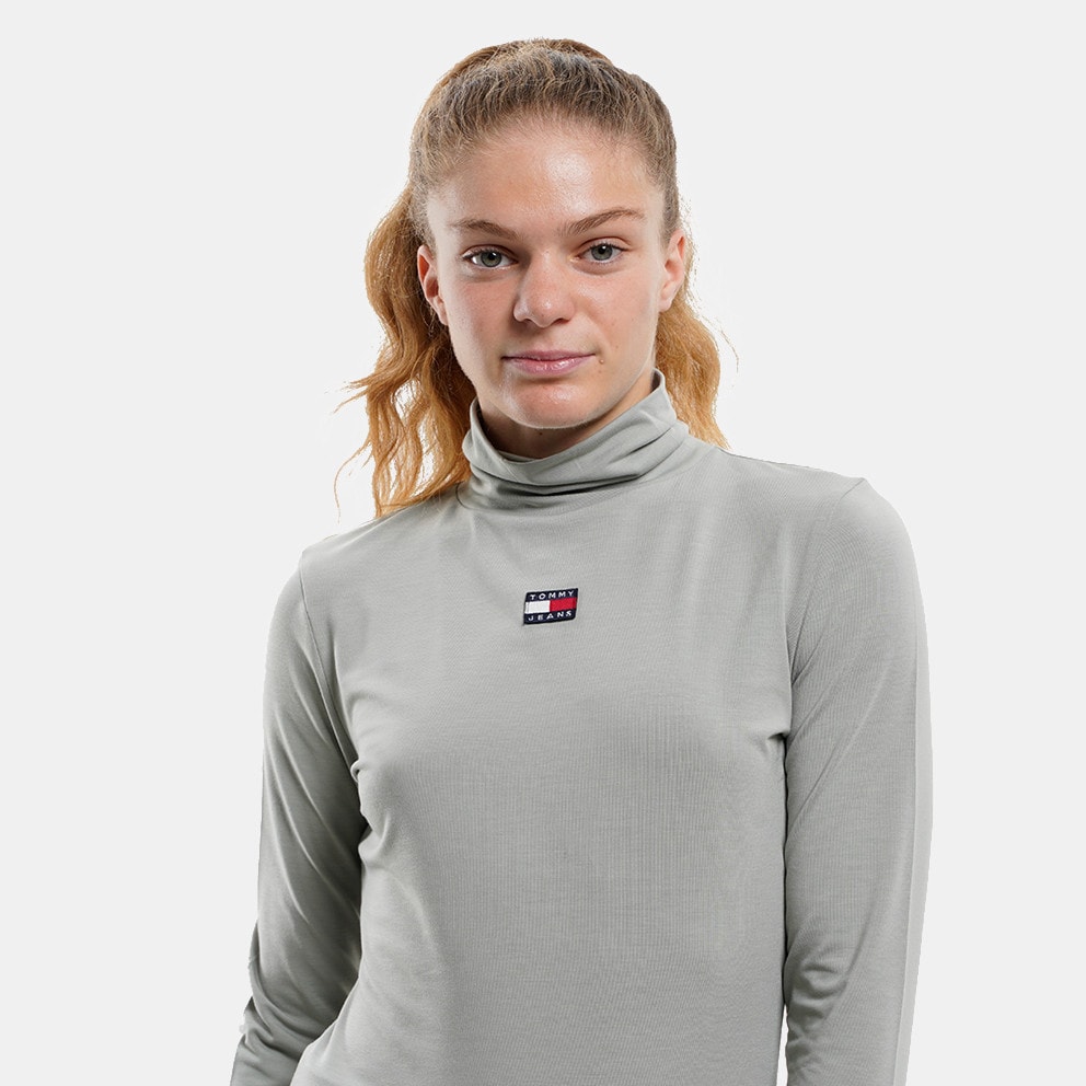 Tommy Jeans Xs Badge Turtleneck Γυναικεία Μπλούζα με Μακρύ Μανίκι