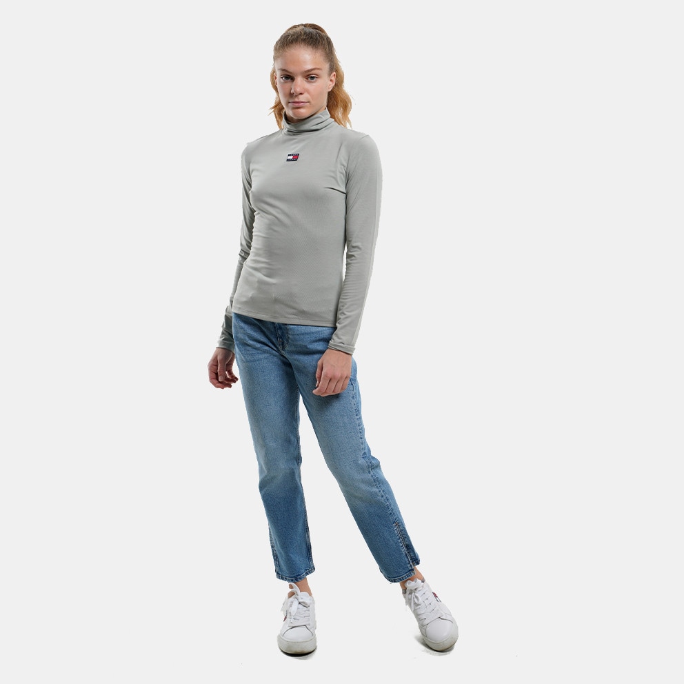 Tommy Jeans Xs Badge Turtleneck Women's Long Sleeves T-shirt